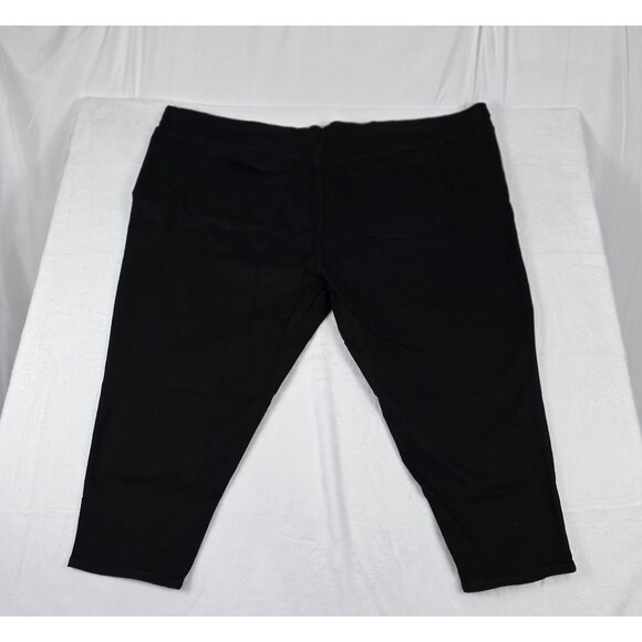 Universal Standard mid rise skinny jeans women black size 38 denim 27 Inseam - Picture 4 of 10